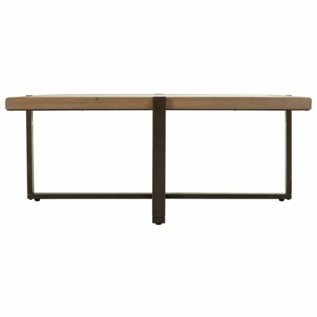 Table Basse Alexandra House Living Marron Fer Bois d'épicéa Verre tr