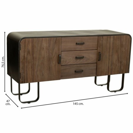 Buffet Alexandra House Living Marron Fer Bois d'épicéa 47 x 76 x 145