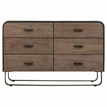 Commode Alexandra House Living Marron Bois Fer Tôle Bois d'épicéa 4