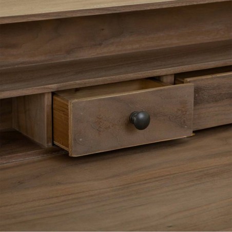 Desk Alexandra House Living Brown Wood Iron Plate Fir wood 60 x 95 x 1