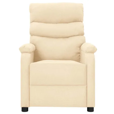 Fauteuil de massage Crème Tissu