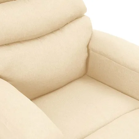 Fauteuil de massage Crème Tissu