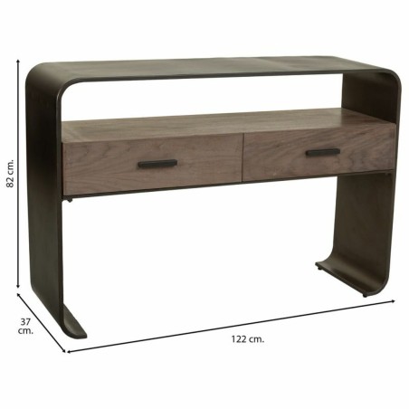 Hall Table with Drawers Alexandra House Living Brown 37 x 82 x 122 cm