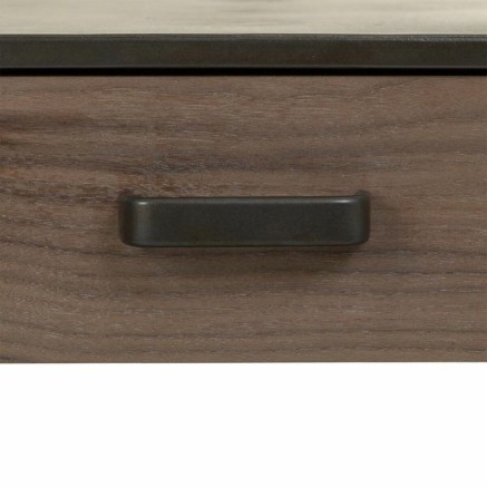 Comodino Alexandra House Living Marrone 52 x 56 x 50 cm 2