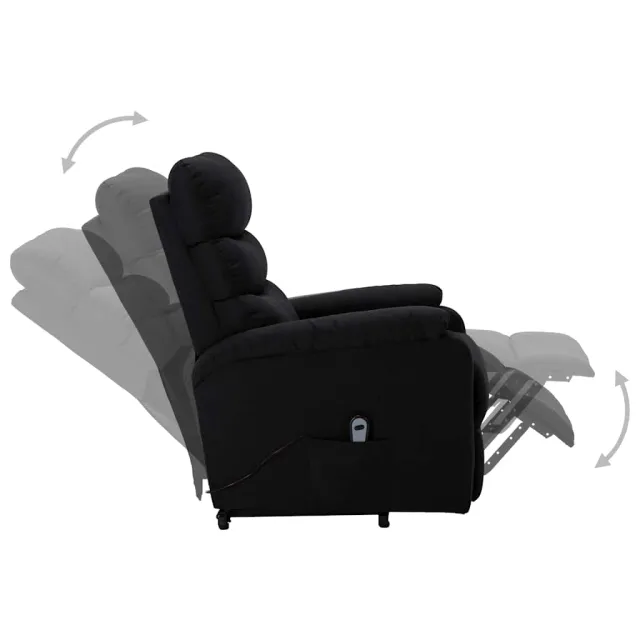 Fauteuil Noir Tissu