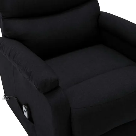Fauteuil Noir Tissu