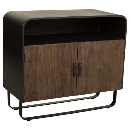 Dientafel Alexandra House Living Bruin Ijzer Sparrenhout 44 x 80 x 90