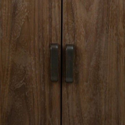 Aparador Alexandra House Living Marrón Hierro Madera de abeto 44 x 80 2