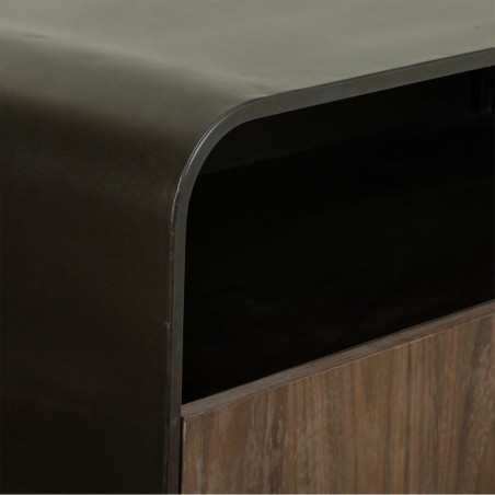 Credenza Alexandra House Living Marrone Ferro Legno di abete 44 x 80 x