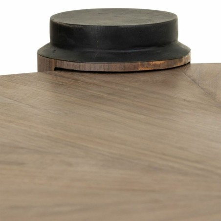 Hoofdtafel Alexandra House Living Bruin Hout Ijzer Bord Sparrenhout 11