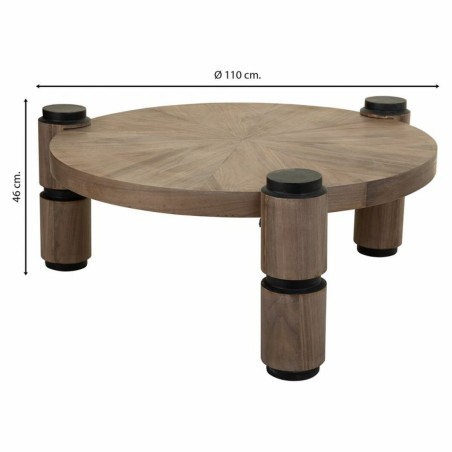Hoofdtafel Alexandra House Living Bruin Hout Ijzer Bord Sparrenhout 11