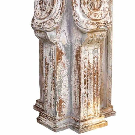 Recibidor Alexandra House Living Blanco Gris 33 x 98 x 149 cm
