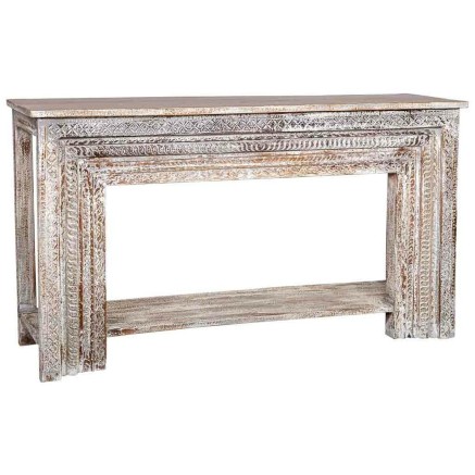 Ingresso Alexandra House Living Bianco Grigio 39 x 86 x 160 cm Finitur