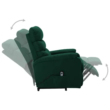 Fauteuil Vert foncé Tissu