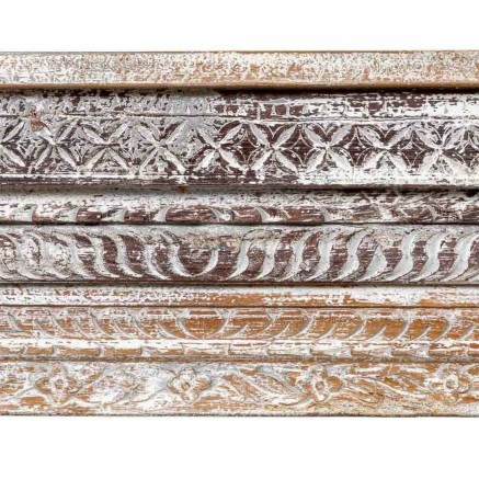 Meuble d'Entrée Alexandra House Living Blanc Gris 39 x 86 x 160 cm Fi 2