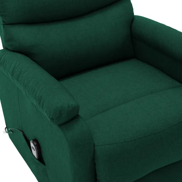 Fauteuil Vert foncé Tissu