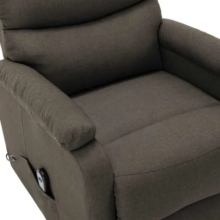 Fauteuil Taupe Tissu