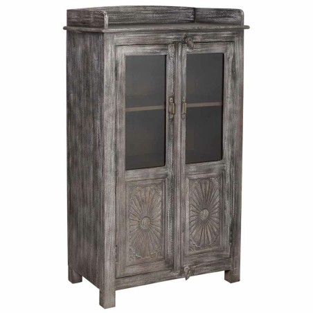 Display Stand Alexandra House Living Black Mango wood 41 x 128 x 74 cm