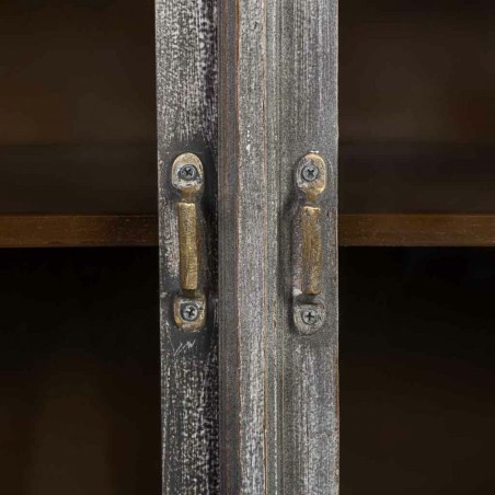 Display Stand Alexandra House Living Black Mango wood 41 x 128 x 74 cm