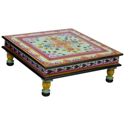 Tavolo aggiuntivo Alexandra House Living Legno di mango 45 x 16 x 45 c