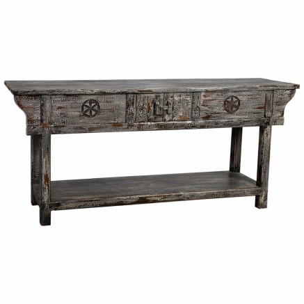 Meuble d'Entrée avec Tiroirs Alexandra House Living Bleu 45 x 80 x 18