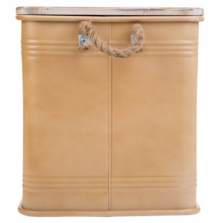Kruk Alexandra House Living Bruin Metaal Touw Sparrenhout 36 x 36 x 39