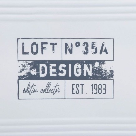 Mesita de Noche Alexandra House Living Gris 34 x 34 x 55 cm 2