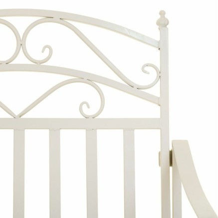 Schommelstoel Alexandra House Living Wit Ijzer 24 x 45 x 24 cm 2