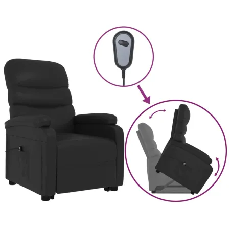 Fauteuil Noir Similicuir