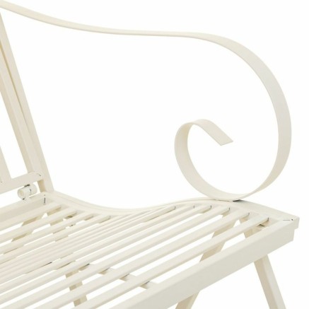 Sofá Alexandra House Living Blanco 20 x 48 x 20 cm Mecedora 2