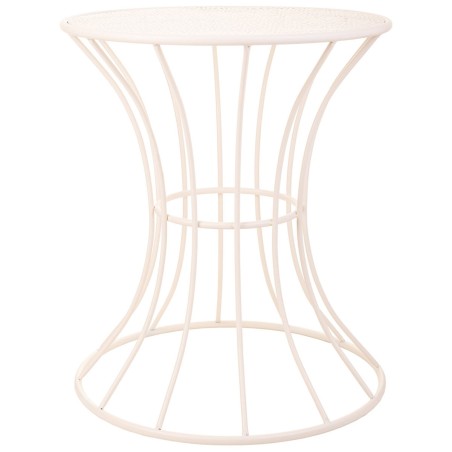 Tavolo aggiuntivo Alexandra House Living Bianco Ferro 20 x 50 x 21 cm