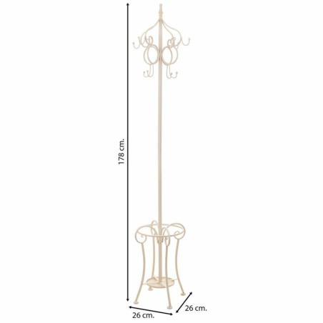 porte-manteaux Alexandra House Living Blanc 25 x 49 x 25 cm