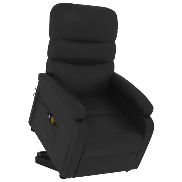 Fauteuil de massage Noir Similicuir