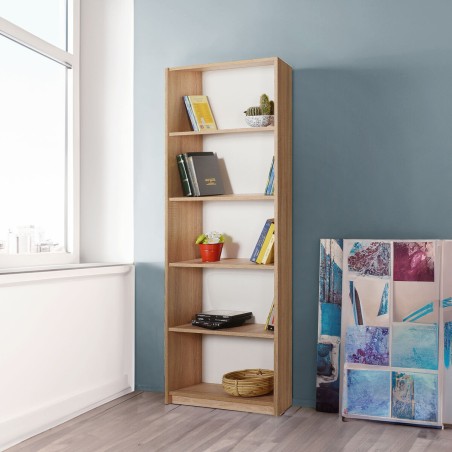 Libreria Alexandra House Living Marrone Legno MDP 58 x 169 x 22 cm 5 M