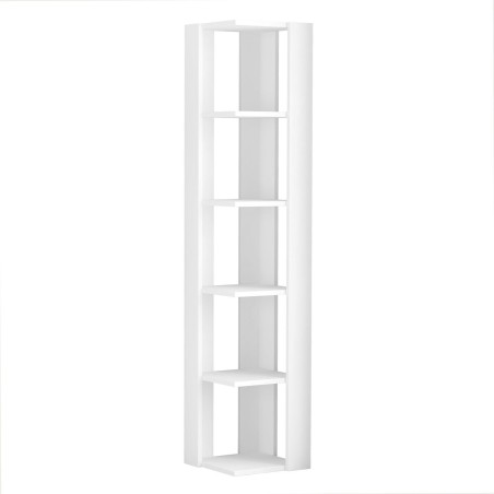 Hoekschappen Alexandra House Living Wit Hout MDP 33 x 161 x 33 cm 5 Pl