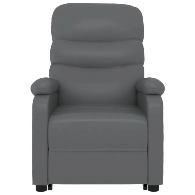 Fauteuil de massage Anthracite Similicuir