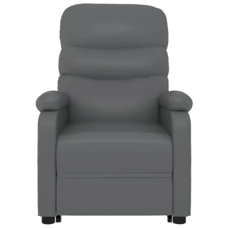 Fauteuil de massage Anthracite Similicuir