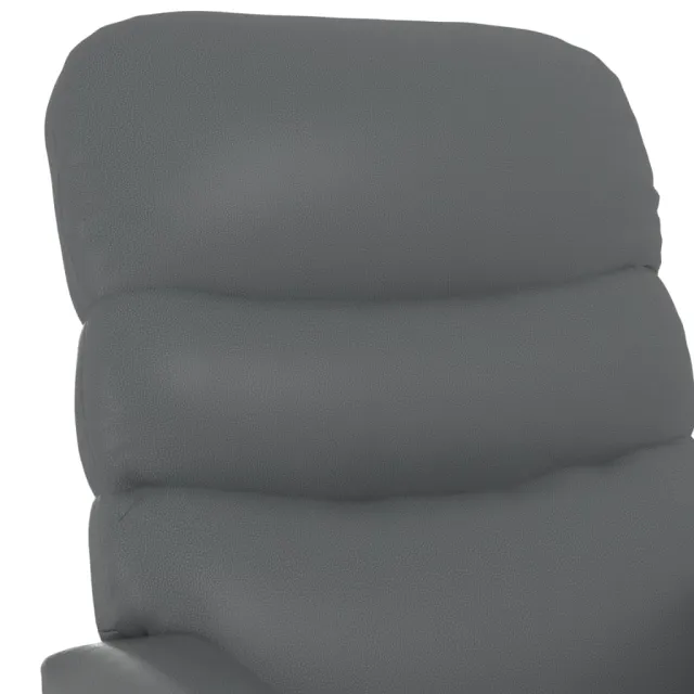 Fauteuil de massage Anthracite Similicuir