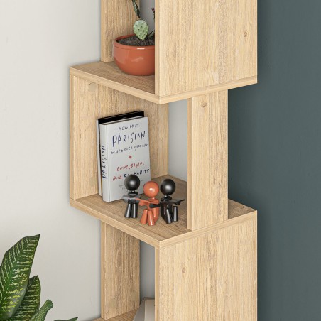 Étagère d'Angle Alexandra House Living Chêne Bois MDP 35 x 161 x 2