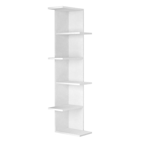 Hoekschappen Alexandra House Living Wit Hout MDP 37 x 141 x 24 cm 4 Pl