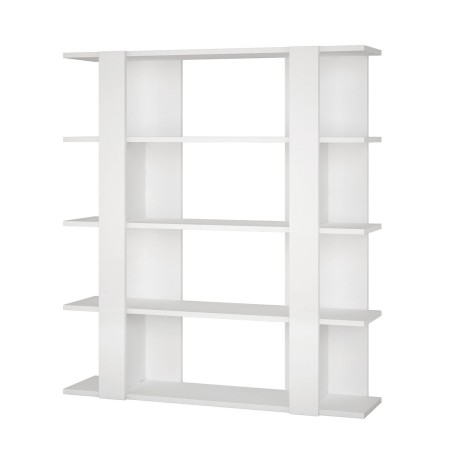 Librería Alexandra House Living Blanco Madera MDP 110 x 122 x 29 cm 4