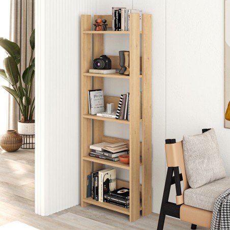 Buchhandlung Alexandra House Living Eg Holz MDP 57 x 155 x 25 cm 5 Reg
