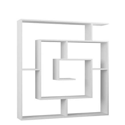 Estantería Alexandra House Living Blanco Madera MDP 125 x 129 x 22 cm