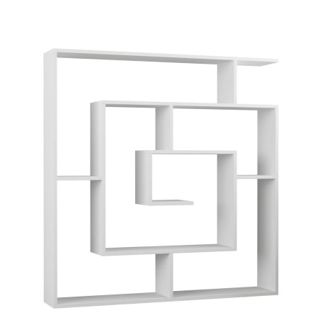 Estantería Alexandra House Living Blanco Madera MDP 125 x 129 x 22 cm