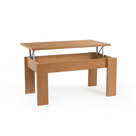 Mesa de Centro Alexandra House Living Cerezo Metal Madera MDP 105 x 51