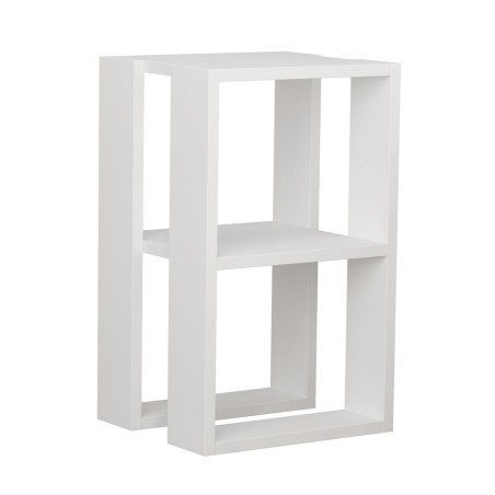 Tavolino da Caffè Alexandra House Living Bianco Legno MDP 60 x 32 x 6