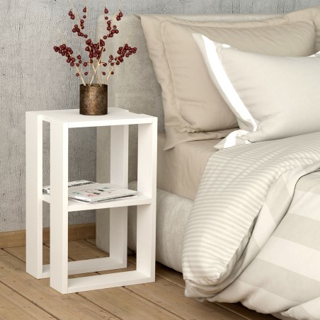 Tavolino da Caffè Alexandra House Living Bianco Legno MDP 60 x 32 x 6