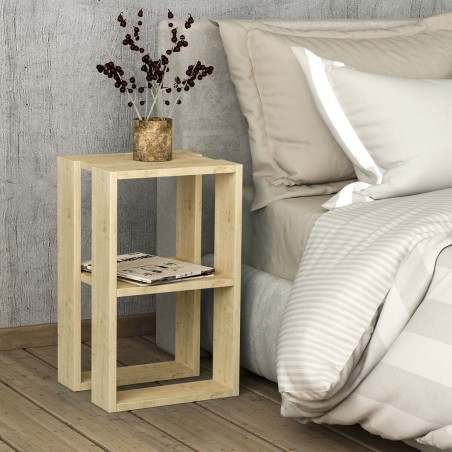 Hoofdtafel Alexandra House Living Ek Hout MDP 60 x 32 x 60 cm 1 Planke