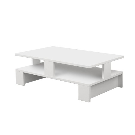 Table Basse Alexandra House Living Blanc Bois MDP 80 x 28 x 50 cm Doub