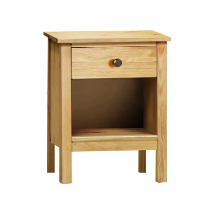 Table de Nuit Alexandra House Living Miel Chêne Métal Bois de pin 47